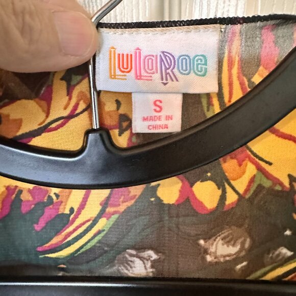 O-18 LuLaRoe Kimono with Fringe Sz S - Picture 5 of 6